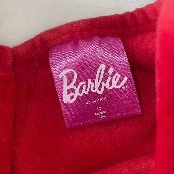 Barbie plaid toddler girl Christmas holiday party dress size 4T new with tags - Picture 9 of 15